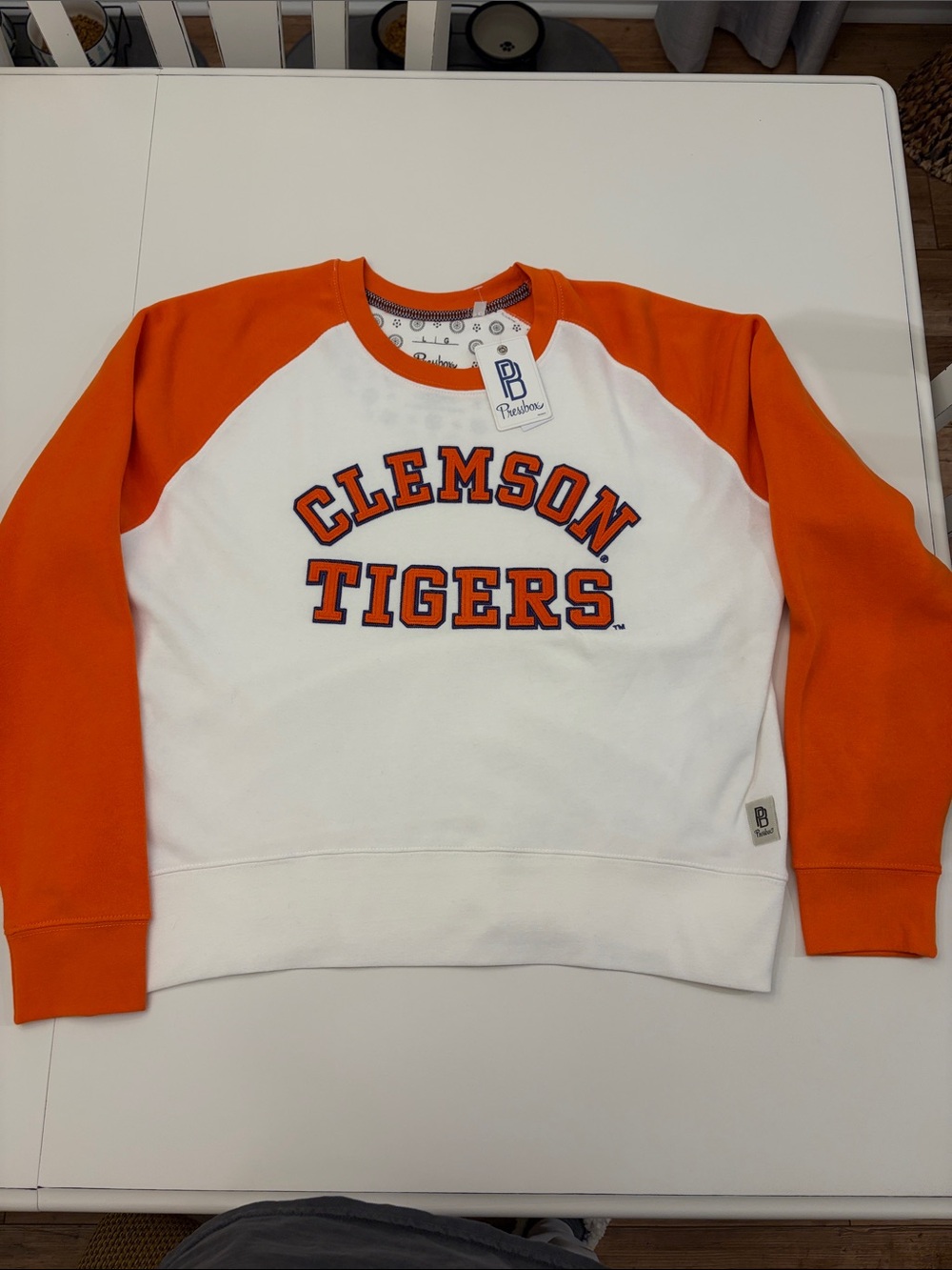 Pressbox Royce Apparel Clemson Tigers Sweatshirt Large Brand New with Tags!